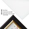 5×7 Black Wood Picture Frame with Real Glass, Gold Inner Trim, 4×6 Mat Opening, Suitable for Vertical or Horizontal Display on Tabletop or Wall